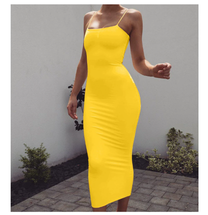 Vestido de Tirantes, Vestido de Banda de Seda de Leche